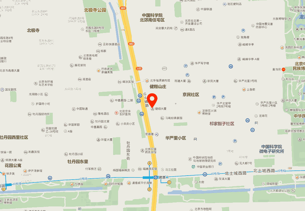 健翔大厦位置地图